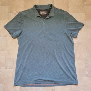 Eddie Bauer Blue Travex Collared Shirt Size Tall XL Great Condition
